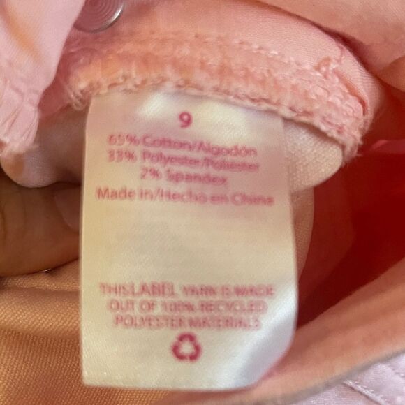 No Boundaries. Like new!! pink high waisted cropped jeans, size juniors,  9 - Picture 8 of 13